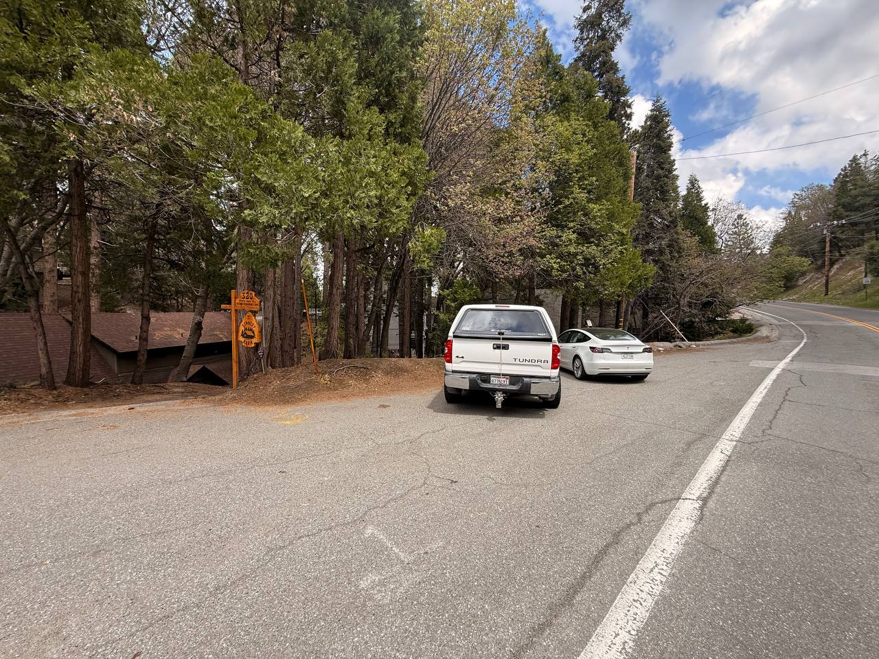 Overflow parking area at 320 State Highway